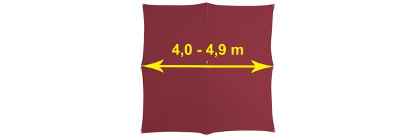 QUADRATISCH 4,0 - 4,9 m