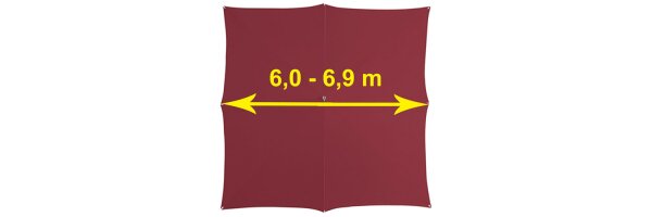 QUADRATISCH 6,0 - 6,9 m