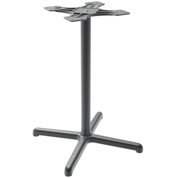 BASIC Tischfuss Kreuz 61x61 cm Anthrazit A0 AUTOLEVEL