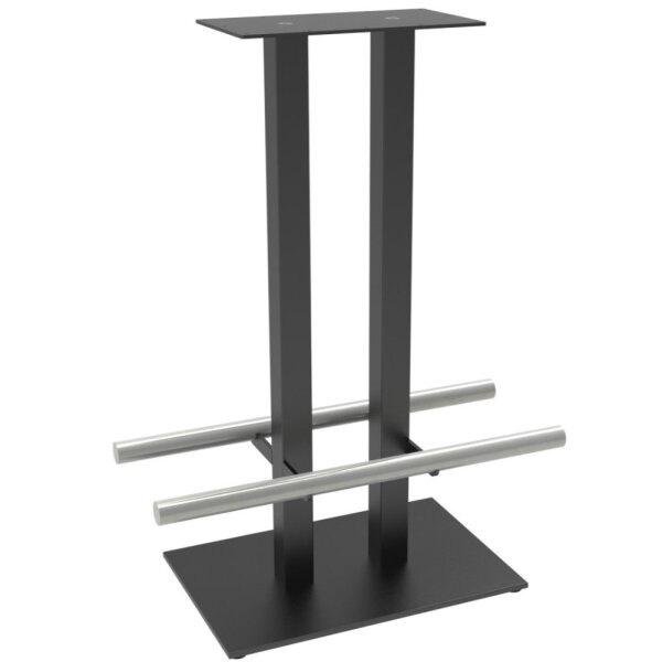 STALA 64ESF Stehtischfuss 60x40 cm mit Fussstangen