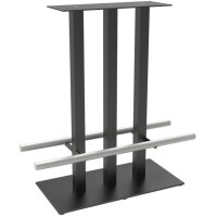 STALA 84ESF Stehtischfuss 80x40 cm mit Fussstangen