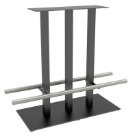 STALA 105ESF Stehtischfuss 100x45 cm mit Fussstangen
