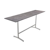 Outdoor-Stehtisch TREWA T2S 240x80 cm