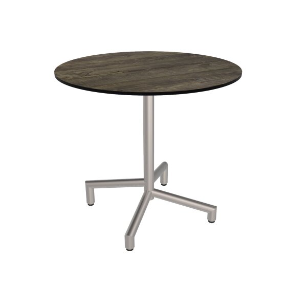 Outdoor-Tisch TREWA T1 Ø 80 cm stapelbar