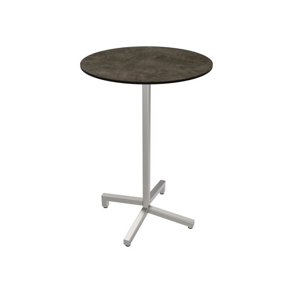 Outdoor-Stehtisch TREWA T2S Ø 80 cm stapelbar