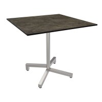 Outdoor-Tisch TREWA T2 90x90 cm stapelbar