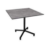 Outdoor-Tisch TREWA T1F 75x75 cm Anthrazit RAL 7021 -...