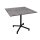 Outdoor-Tisch TREWA T1F 75x75 cm Anthrazit RAL 7021 - Ardesia