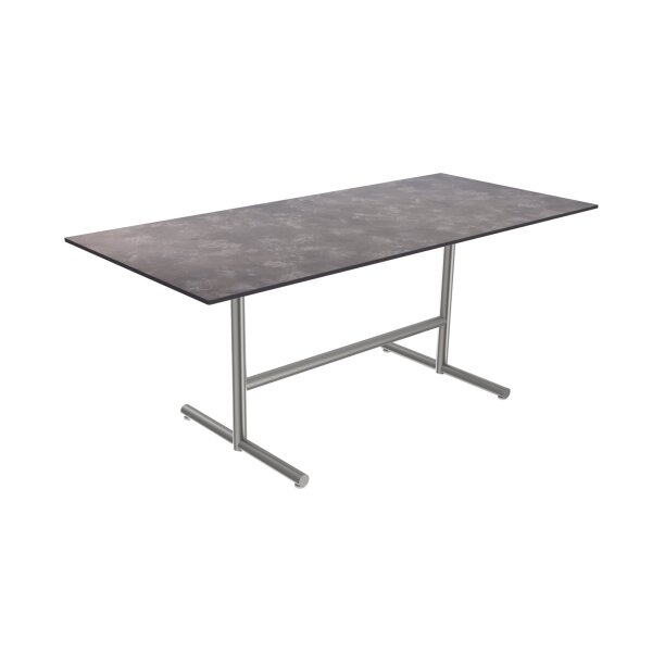 Outdoor-Klapptisch TREWA T3X 180x90 cm Eisengrau RAL 9007 - Ardesia