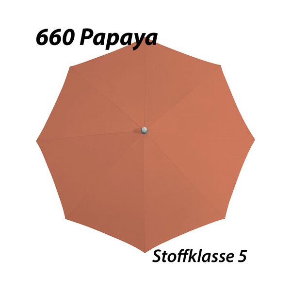 FORTERO® Ø 400 cm natureloxiert Papaya