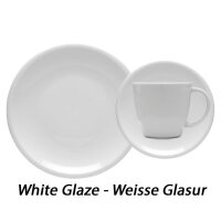 BISTRO Untertasse rechteckig 20x13 cm White Glaze