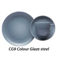 CARRÉ Tasse 2,0 dl Colour Glaze steel