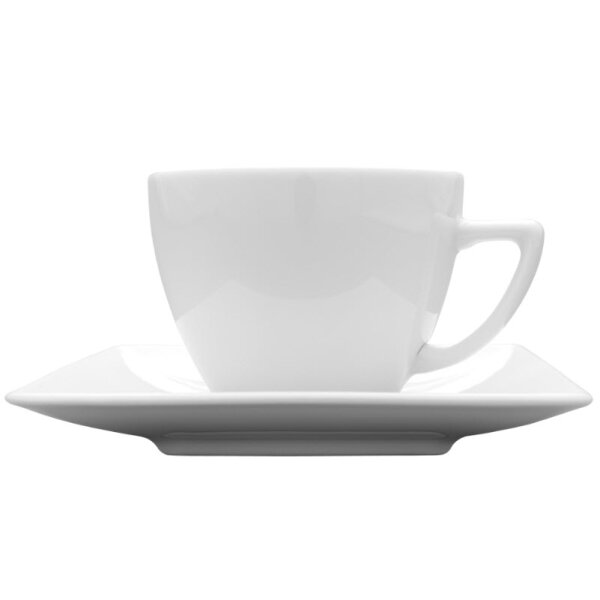 CARRÉ Tasse 4,4 dl hand painted red