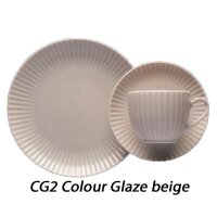 CARRÉ Kaffebecher 4,0 dl Colour Glaze beige