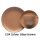 Courage Teller flach (Untertasse) 20,5 cm Colour Glaze brown