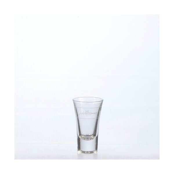 Kirschglas Dublino 5,7cl, Filet weiss 2cl+4cl "CE"