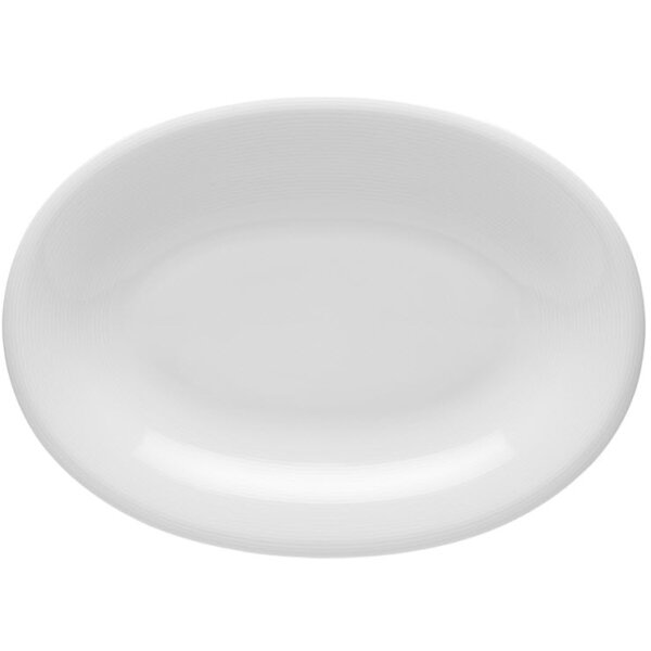 Etoile Platte oval 28,0 cm  White Glaze