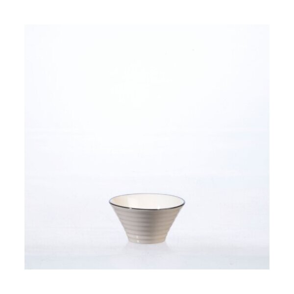 Schälchen Appetizer rund, Filet schwarz, 8,5cm