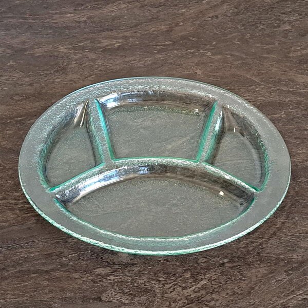 Glas-Fitnessteller rund Ø 26 cm