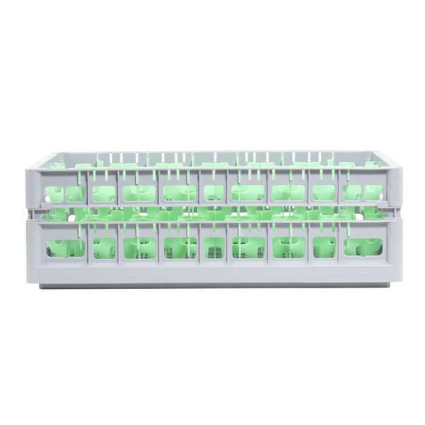 600x400 Clixrack Gläserkorb mit Rahmen 155 mm und zwei Einteilungen
