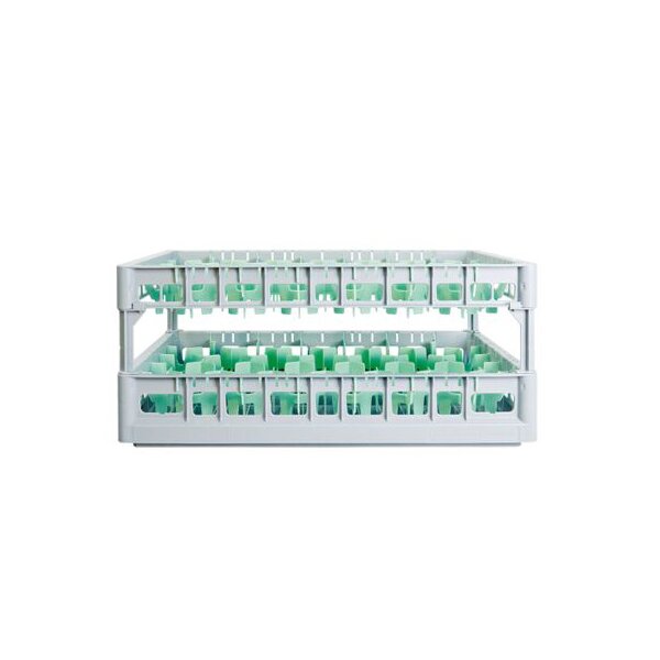600x400 Clixrack Gläserkorb mit Rahmen und zwei Einteilungen