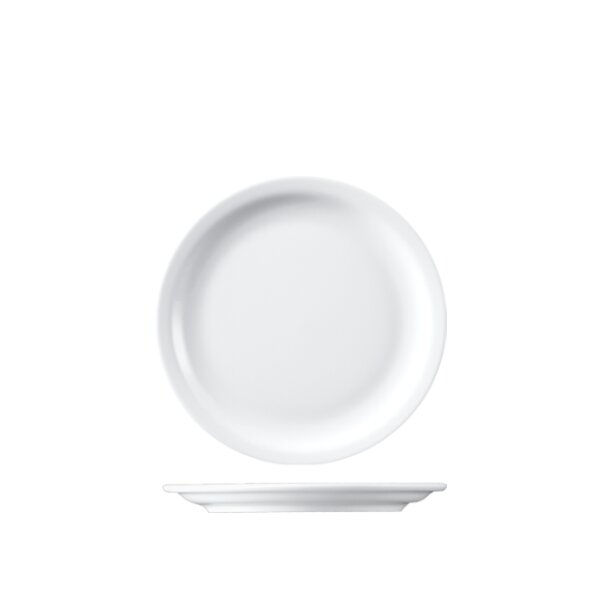 CITY Teller flach Ø 19,9 cm, uni weiss