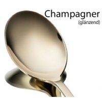 KARINA Menümesser Hohlheft 209 mm PVD Champagner