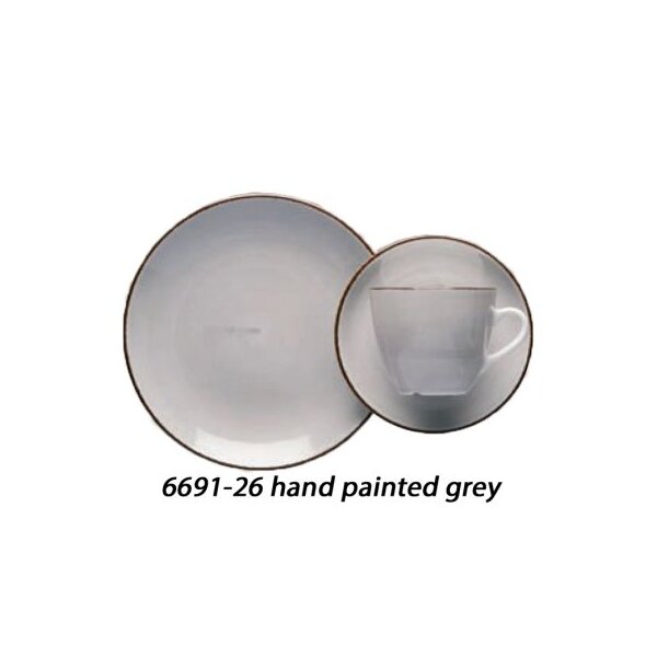hand painted grey