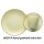 hand painted mint dot